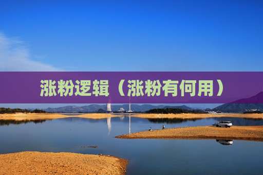 涨粉逻辑（涨粉有何用）
