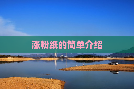 涨粉纸的简单介绍
