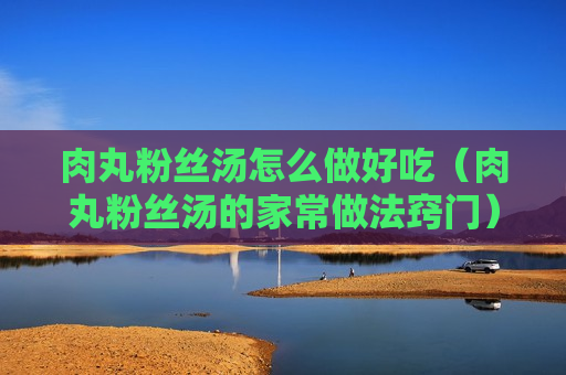 肉丸粉丝汤怎么做好吃（肉丸粉丝汤的家常做法窍门）