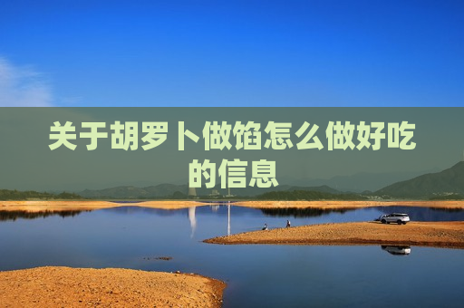 关于胡罗卜做馅怎么做好吃的信息