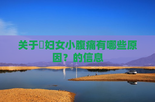 关于​妇女小腹痛有哪些原因？的信息