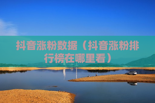抖音涨粉数据（抖音涨粉排行榜在哪里看）