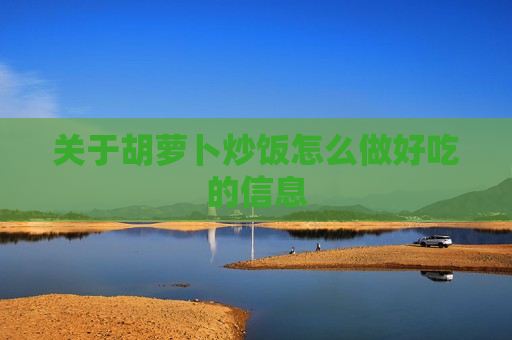 关于胡萝卜炒饭怎么做好吃的信息