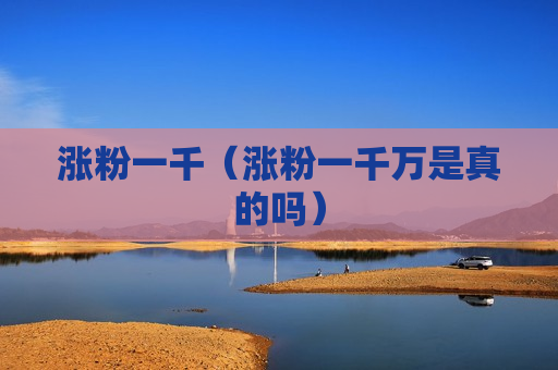 涨粉一千（涨粉一千万是真的吗）