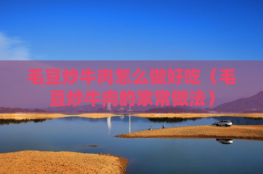 毛豆炒牛肉怎么做好吃（毛豆炒牛肉的家常做法）