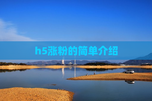 h5涨粉的简单介绍