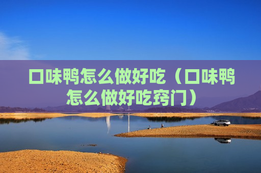 口味鸭怎么做好吃（口味鸭怎么做好吃窍门）
