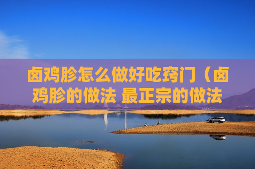 卤鸡胗怎么做好吃窍门（卤鸡胗的做法 最正宗的做法）