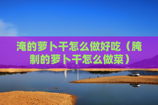 淹的萝卜干怎么做好吃（腌制的萝卜干怎么做菜）