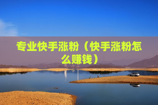 专业快手涨粉（快手涨粉怎么赚钱）