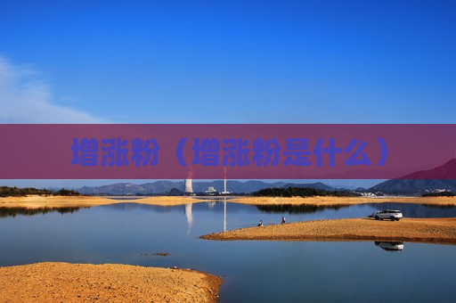 增涨粉（增涨粉是什么）