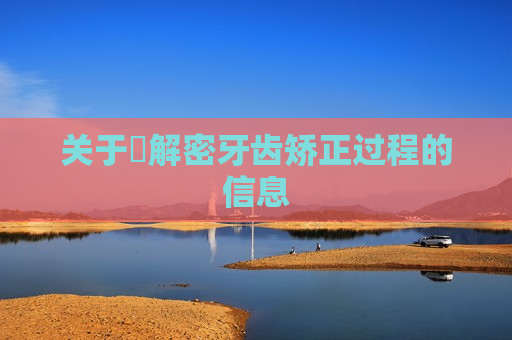 关于​解密牙齿矫正过程的信息
