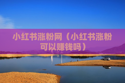 小红书涨粉网（小红书涨粉可以赚钱吗）