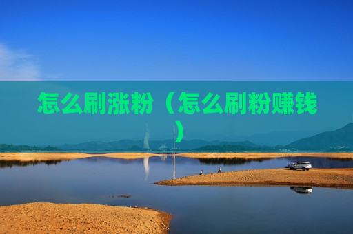 怎么刷涨粉（怎么刷粉赚钱）