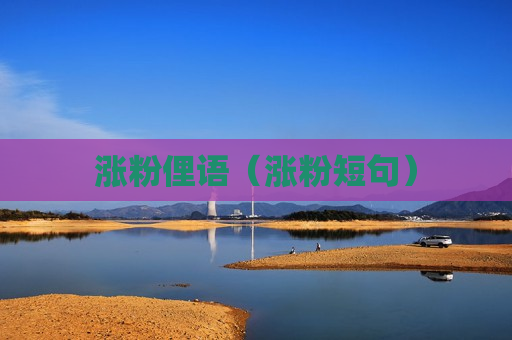 涨粉俚语（涨粉短句）