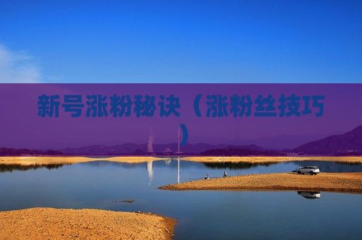 新号涨粉秘诀（涨粉丝技巧）