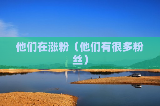 他们在涨粉（他们有很多粉丝）