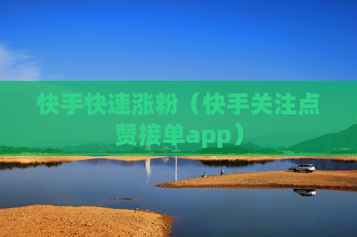 快手快速涨粉（快手关注点赞接单app）