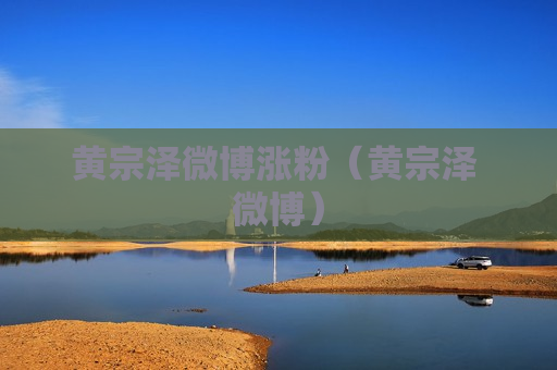 黄宗泽微博涨粉（黄宗泽 微博）