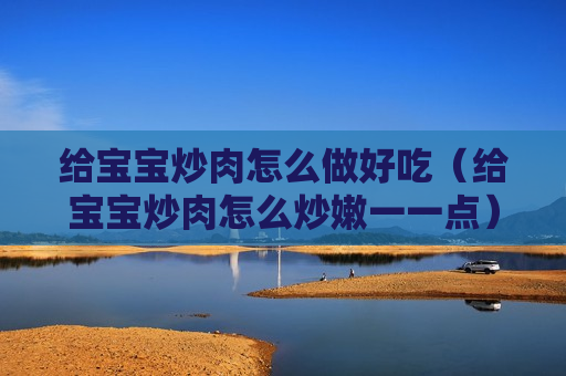 给宝宝炒肉怎么做好吃（给宝宝炒肉怎么炒嫩一一点）