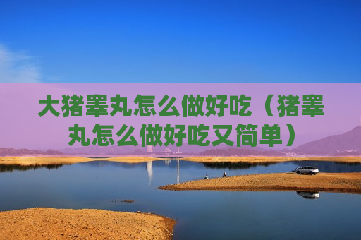 大猪睾丸怎么做好吃（猪睾丸怎么做好吃又简单）