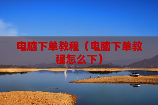 电脑下单教程（电脑下单教程怎么下）