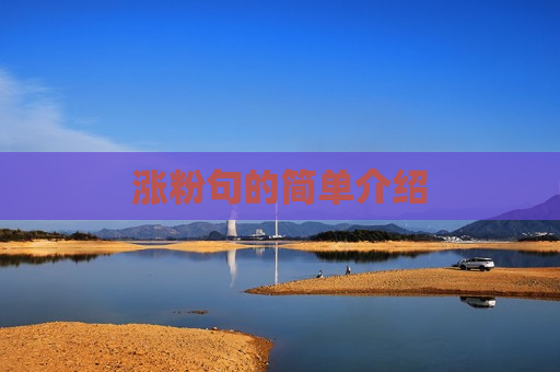 涨粉句的简单介绍