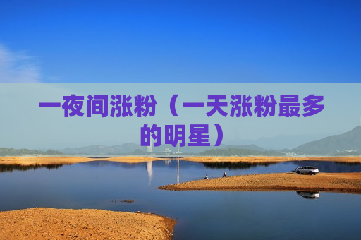 一夜间涨粉（一天涨粉最多的明星）