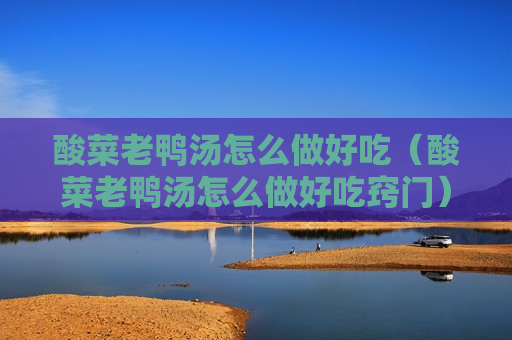 酸菜老鸭汤怎么做好吃（酸菜老鸭汤怎么做好吃窍门）
