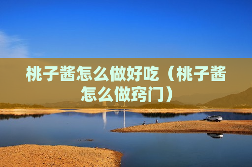 桃子酱怎么做好吃（桃子酱怎么做窍门）