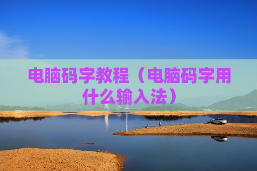 电脑码字教程（电脑码字用什么输入法）