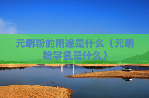 元明粉的用途是什么（元明粉学名是什么）