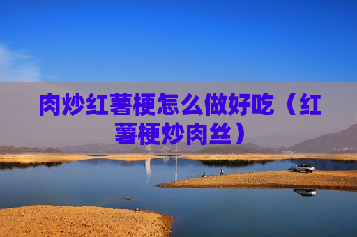 肉炒红薯梗怎么做好吃（红薯梗炒肉丝）