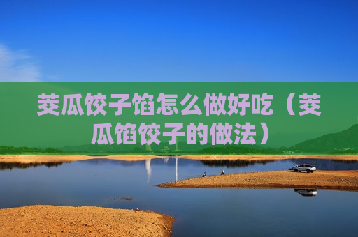 茭瓜饺子馅怎么做好吃（茭瓜馅饺子的做法）