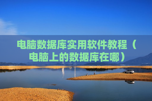 电脑数据库实用软件教程（电脑上的数据库在哪）