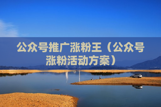 公众号推广涨粉王（公众号涨粉活动方案）