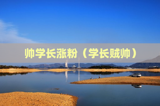 帅学长涨粉（学长贼帅）