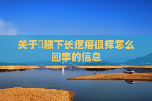 关于​腋下长疙瘩很痒怎么回事的信息