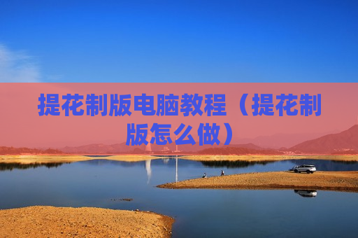 提花制版电脑教程（提花制版怎么做）