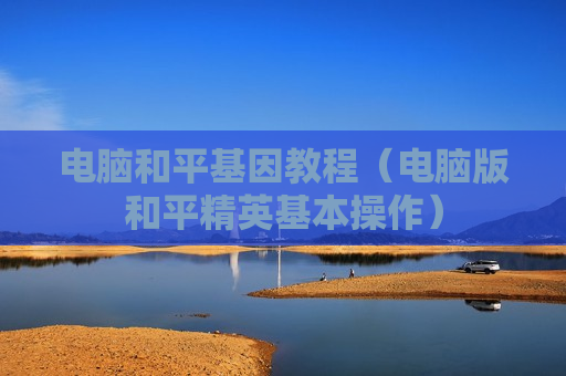 电脑和平基因教程（电脑版和平精英基本操作）