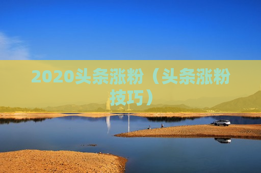 2020头条涨粉（头条涨粉技巧）