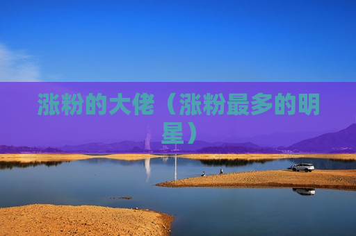 涨粉的大佬（涨粉最多的明星）