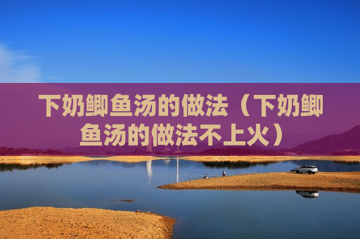 下奶鲫鱼汤的做法（下奶鲫鱼汤的做法不上火）