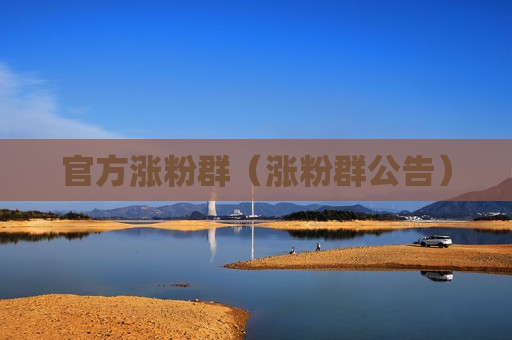 官方涨粉群（涨粉群公告）