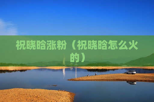 祝晓晗涨粉（祝晓晗怎么火的）