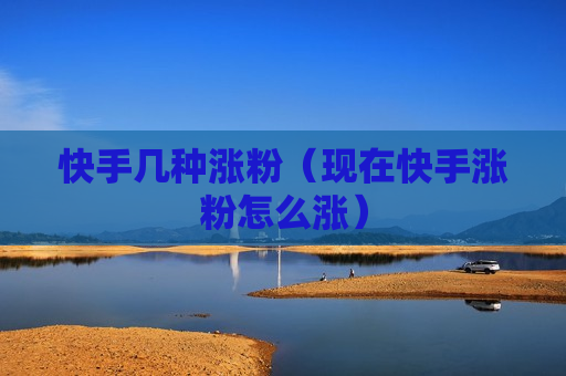 快手几种涨粉（现在快手涨粉怎么涨）