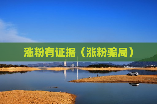 涨粉有证据（涨粉骗局）