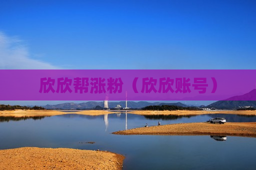 欣欣帮涨粉（欣欣账号）