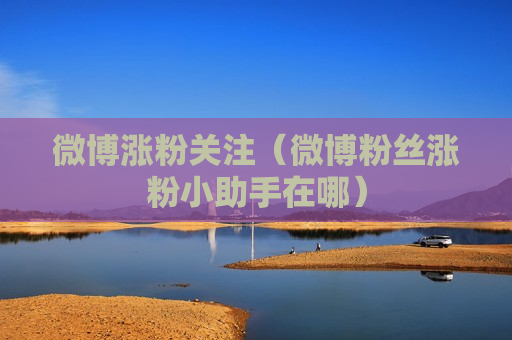 微博涨粉关注（微博粉丝涨粉小助手在哪）