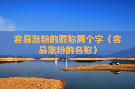 容易涨粉的昵称两个字（容易涨粉的名称）
